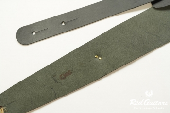 Plain Leather - Ebony & Rhombus Studs